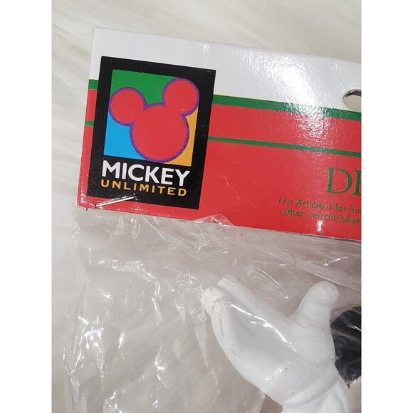 Vintage Mickey Unlimited Disney Kurt Adler Mickey Red/White Stocking Ornament‎ - Picture 3 of 5